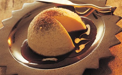 Zigerpudding mit Kaffee