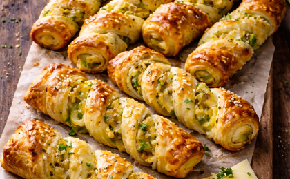 Spirales croustillantes au poireau & Gruyère AOP