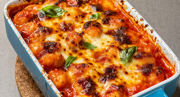 Gratin aus Zieger-Gnocchi